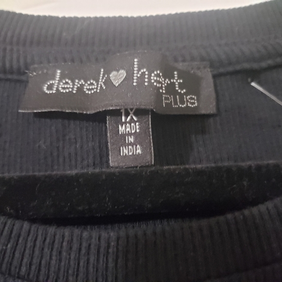 🆕️ Black Plus Size Savage Top Sz 1x - Picture 3 of 4